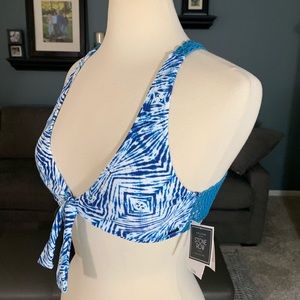 New Volcom Lost Sea Crop Swim Top